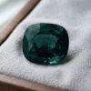 Natural blue green spinel cushion cut loose gemstone