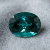 Blue green tourmaline oval cut loose gemstone