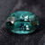 Blue green tourmaline oval cut loose gemstone