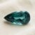 Blue green tourmaline pear cut loose gemstone