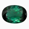 Natural blue-green tourmaline gemstone