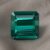Blue green tourmaline emerald cut loose gemstone