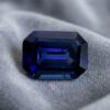 Natural blue sapphire emerald cut loose gemstone