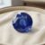 Natural blue sapphire pear cut loose gemstone