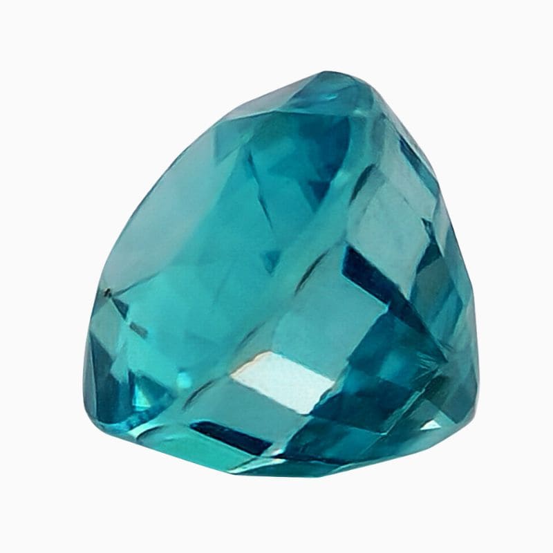 deep blue zircon gemstone