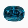 Natural blue cushion zircon gemstone