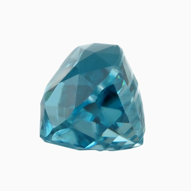 blue pear zircon gemstone