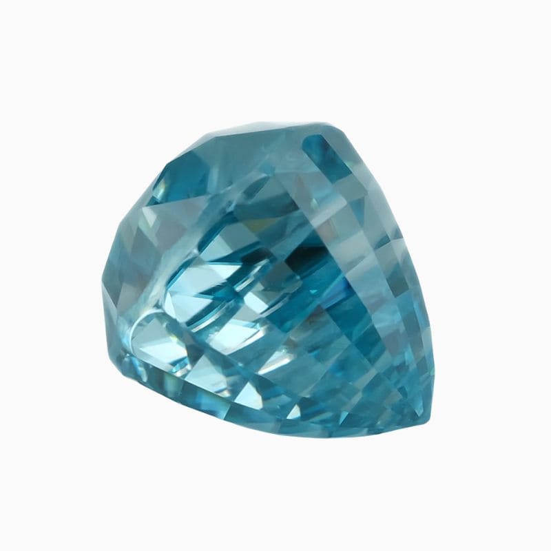 blue pear zircon gemstone