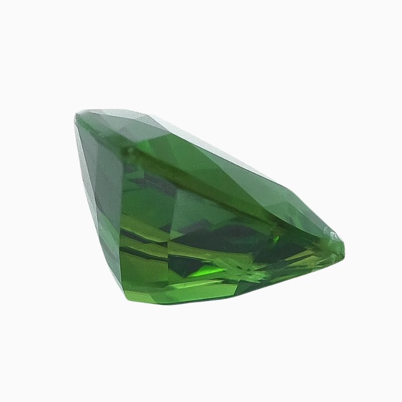 vivid green chrome tourmaline gemstone