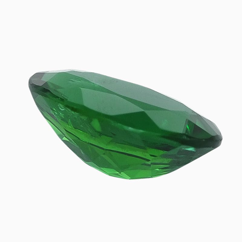 emerald-green chrome tourmaline gemstone