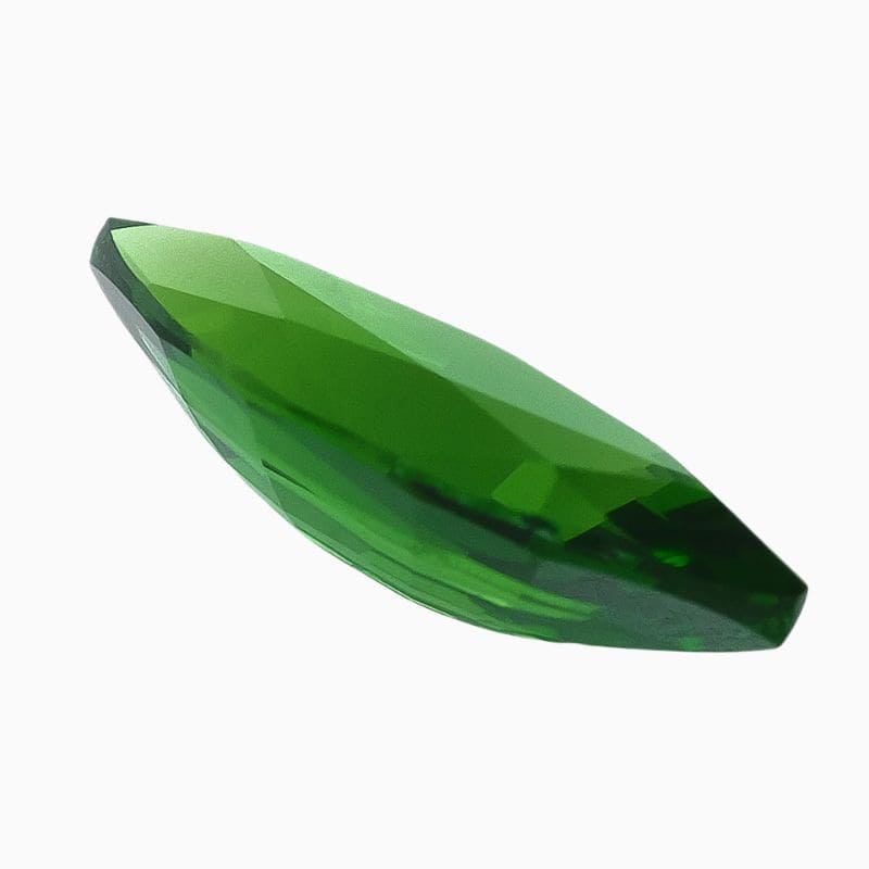 bright green chrome tourmaline gemstone