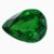 Natural forest-green chrome tourmaline gemstone