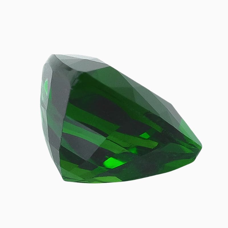 deep green chrome tourmaline gemstone