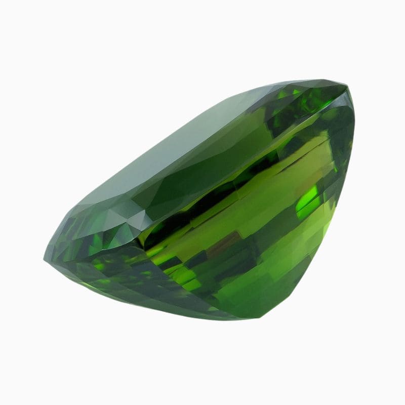 vivid green chrome tourmaline gemstone