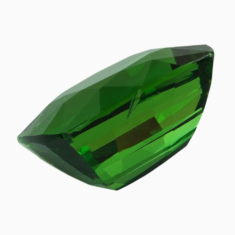 vivid green chrome tourmaline gemstone