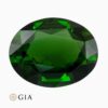 Natural vivid green chrome tourmaline gemstone
