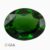 Natural vivid green chrome tourmaline gemstone
