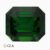 Natural rich green chrome tourmaline gemstone