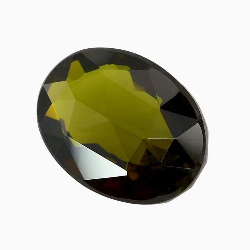 purple-to-olive color change tourmaline gemstone