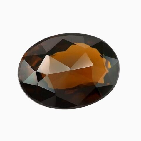 Natural purple-to-olive color change tourmaline gemstone