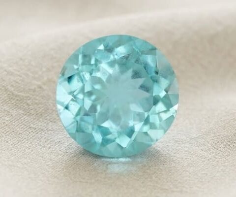 Round Green-Blue Paraiba Tourmaline