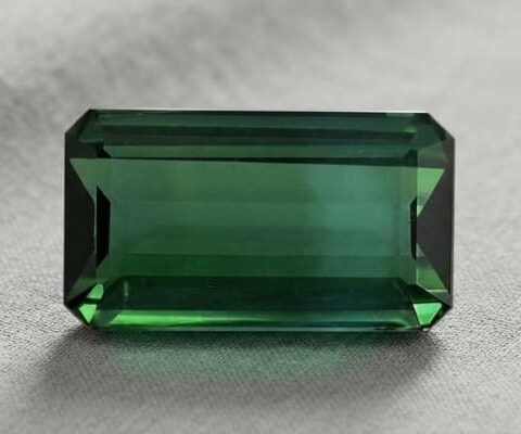 Emerald-Green Octagonal Tourmaline