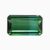 Natural emerald green tourmaline gemstone