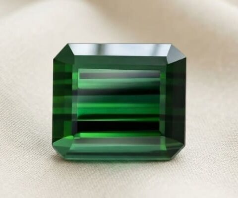 Octagonal Green Tourmaline