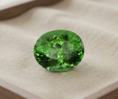 Large Oval Green Tourmaline
