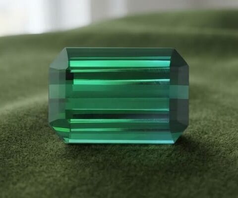Octagonal Green Tourmaline