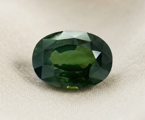 Oval Rare Green Zircon