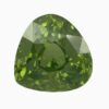 Natural green pear zircon gemstone