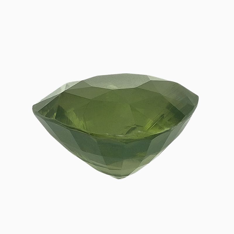 green pear zircon gemstone