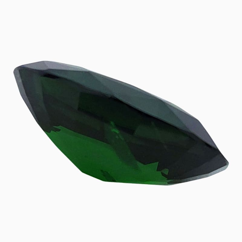 deep green zircon gemstone