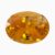 Natural honey-yellow oval zircon gemstone