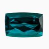 Natural greenish-blue indicolite tourmaline gemstone