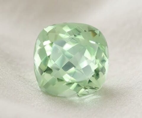 Light Mint Green Grossular Garnet Gemstone