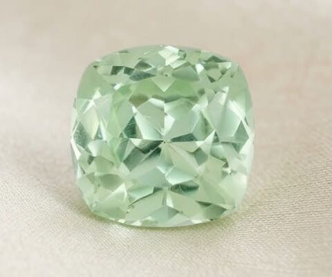 Light Mint Green Grossular Garnet Gemstone