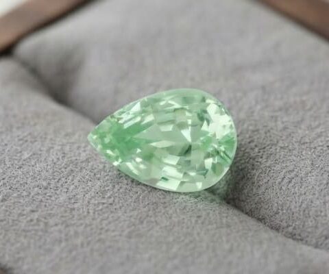 Light Mint Green Grossular Garnet Gemstone