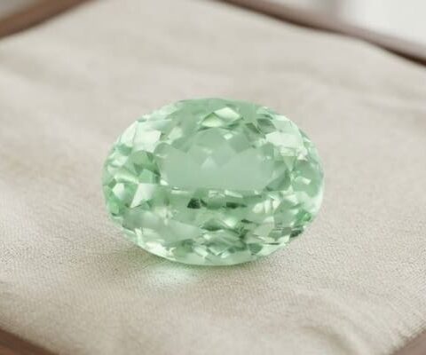 Light Mint Green Grossular Garnet Gemstone