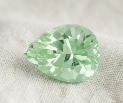 Light Mint Green Grossular Garnet Gemstone