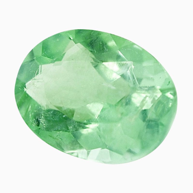 Natural yellowish-green mozambique paraiba tourmaline gemstone