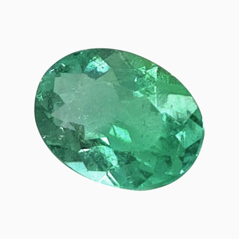 Natural green mozambique paraiba tourmaline gemstone