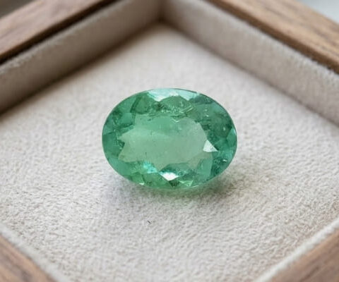 Oval Green Mozambique Paraiba Tourmaline