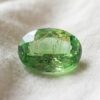 Modified Oval Yellowish-Green Mozambique Paraiba Tourmaline