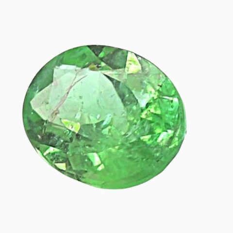 Natural yellowish-green mozambique paraiba tourmaline gemstone