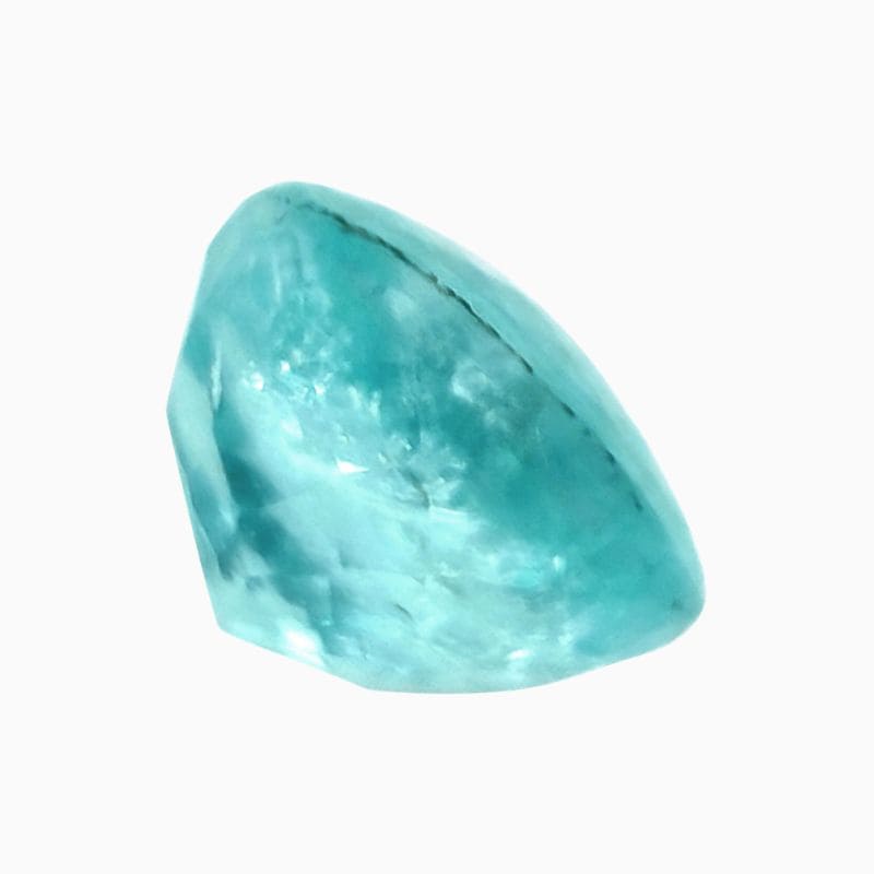 greenish-blue mozambique paraiba tourmaline gemstone