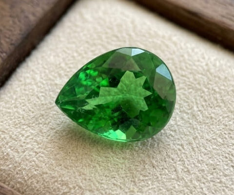 Pear Neon Green Paraiba Tourmaline