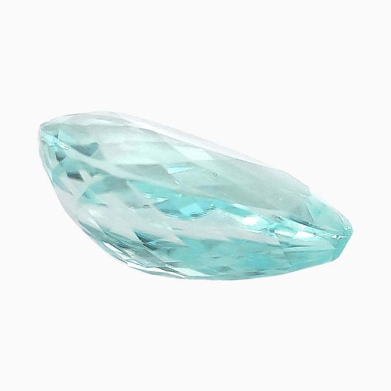 greenish-blue mozambique paraiba tourmaline gemstone