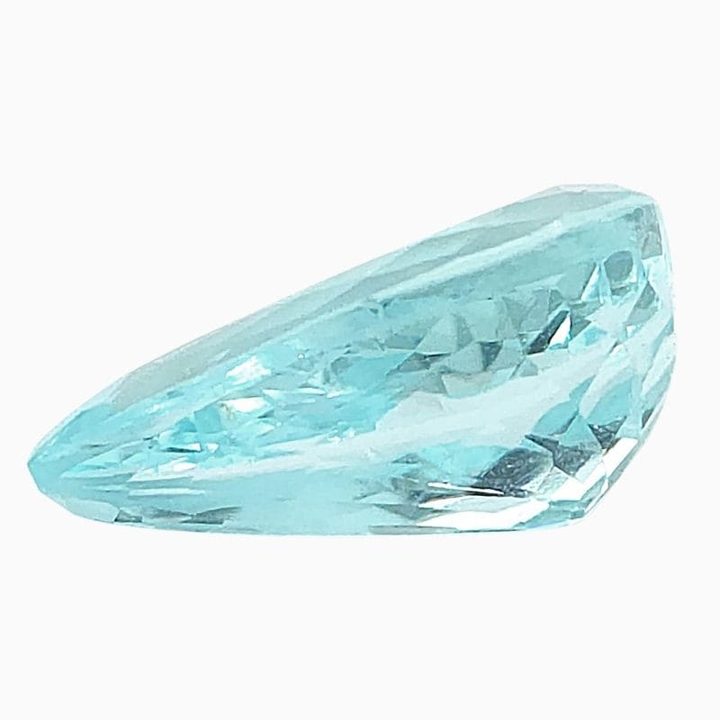 greenish-blue mozambique paraiba tourmaline gemstone